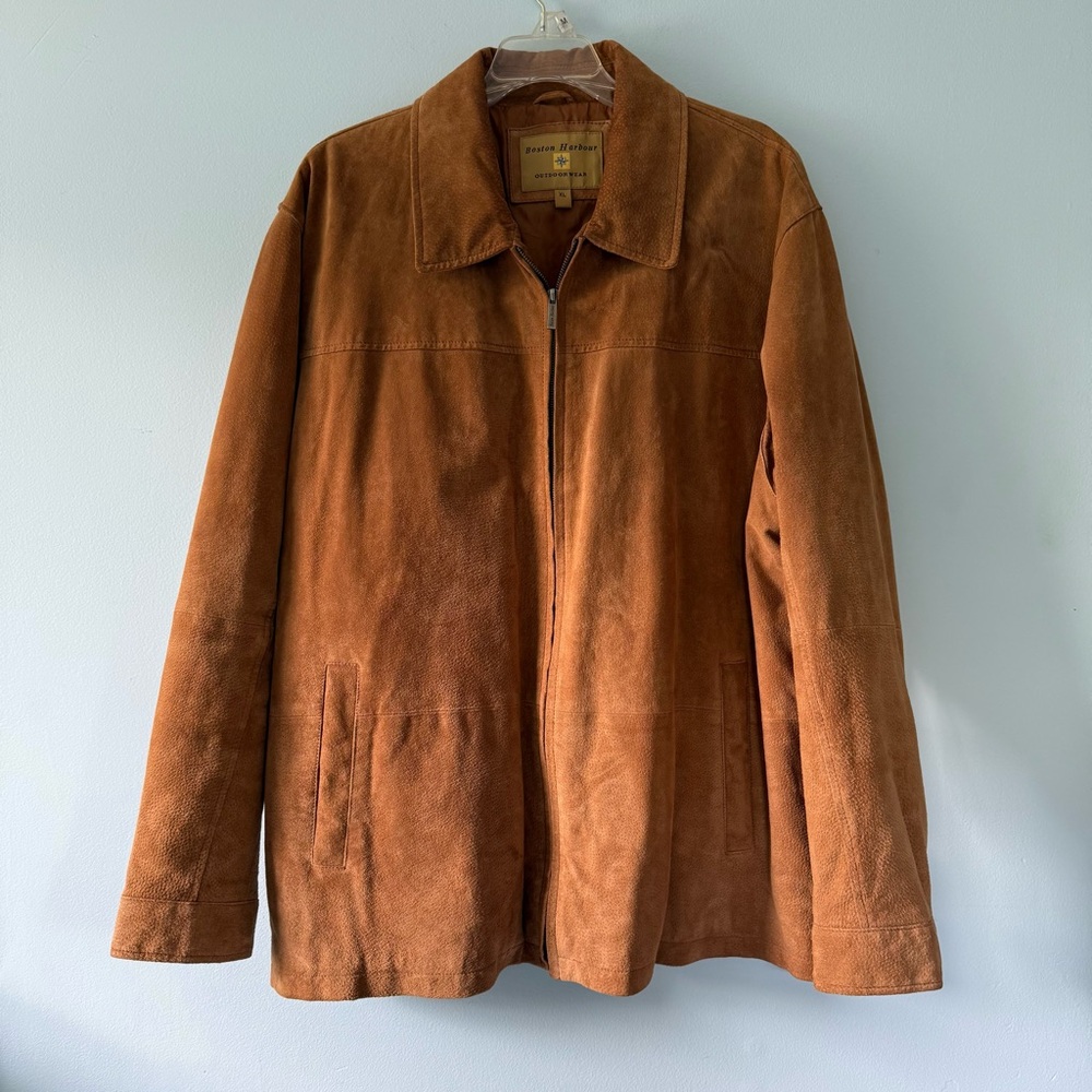 Boston Harbour Men’s Brown Suede Jacket